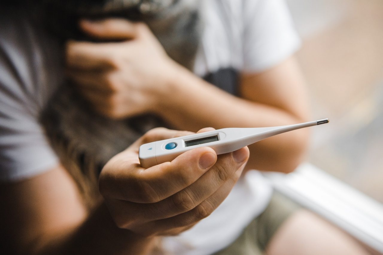 Termometr elektroniczny pod pachą z wodoszczelną obudową i sygnałem dźwiękowym